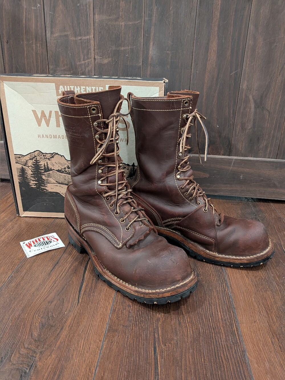 White’s Longliner heavy-duty work boots men’s size 11 D.